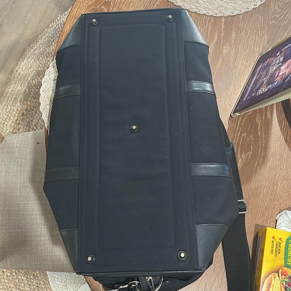 Coach -Weekender Duffle/Carry On | 5962 | Black Canvas with Black Leathe… - Picture 5 of 16